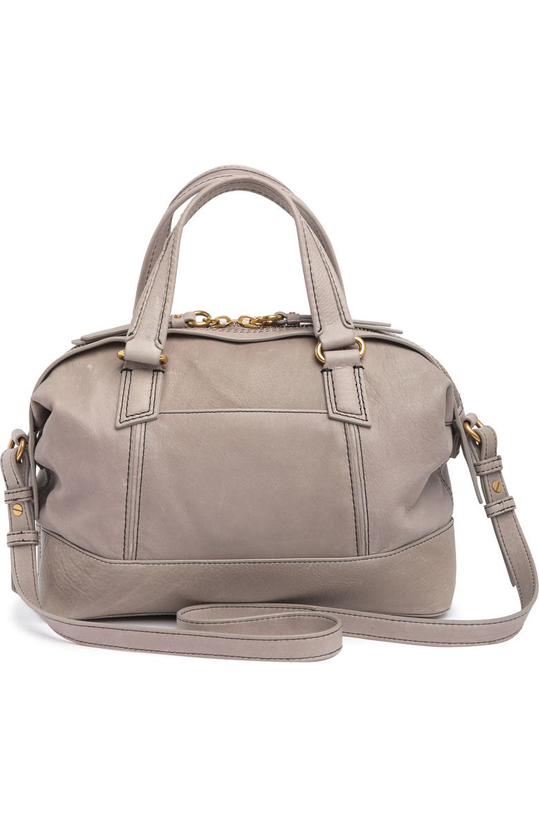 AMERICAN LEATHER CO. Willow Leather Draped Satchel Bag, Alternate, color,
