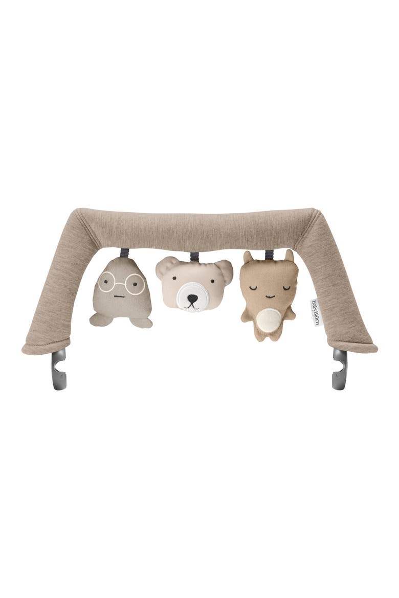 Baby Bouncer Soft Friends Toy Bar, Main, color, NEUTRALS