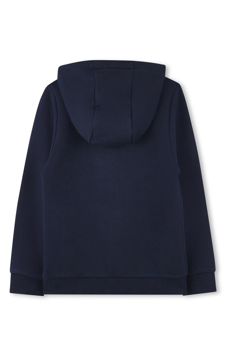 BOSS Kidswear Kids' Graphic Zip-Up Hoodie, Alternate, color, 