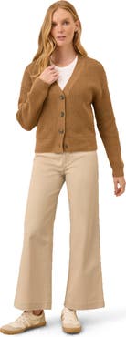 Pact Luxe Knit Cropped Cardigan