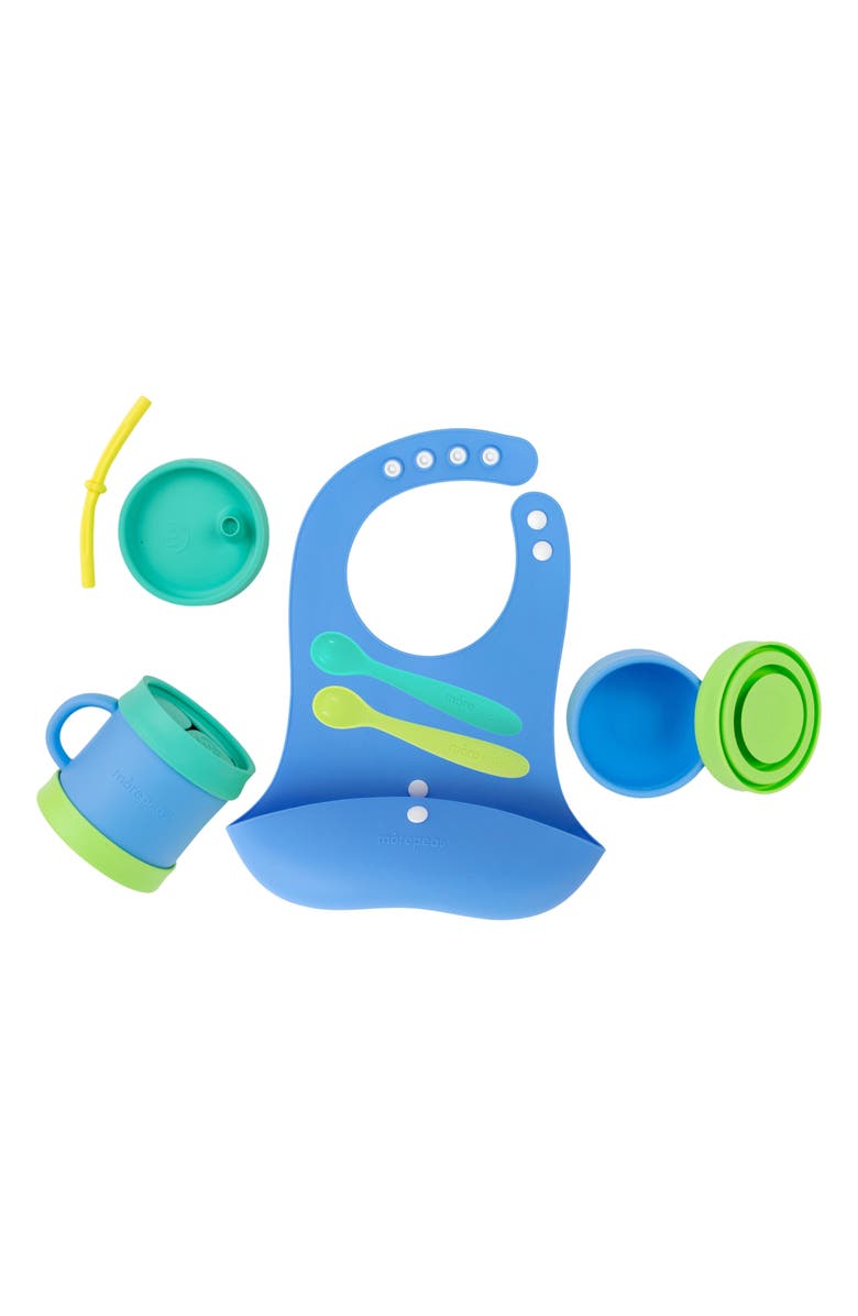 morepeas First Foods Feeding Set, Main, color, Blueberry