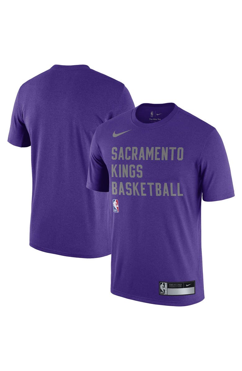 Nike Men's Nike Purple Sacramento Kings 2023/24 Sideline Legend Performance Practice T-Shirt, Main, color, 