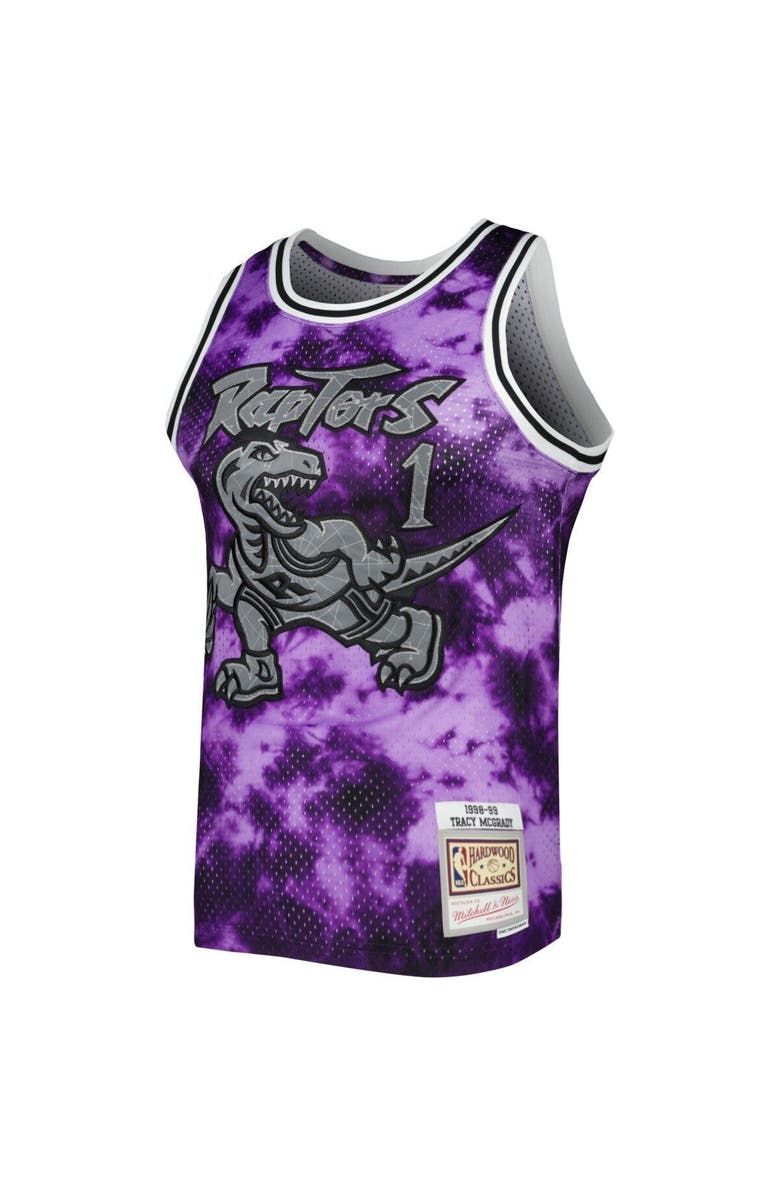 Mitchell & Ness Men's Mitchell & Ness Tracy McGrady Purple Toronto Raptors 1998/99 Galaxy Swingman Jersey, Alternate, color, 