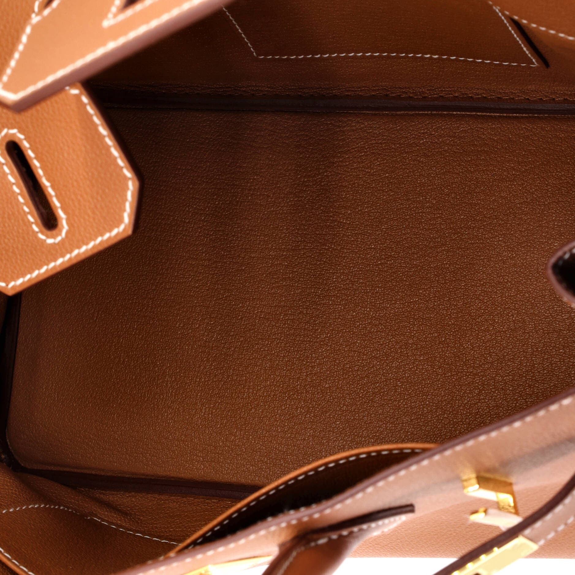 Pre-Owned Hermes Shoulder Light Birkin Bag Evercolor 29, Alternate, color, Gold