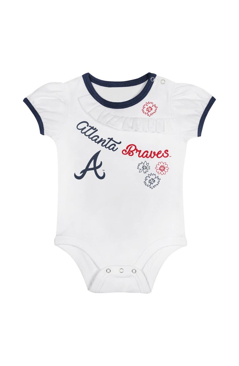 Outerstuff Infant Atlanta Braves Sweet Bodysuit & Skirt Set, Alternate, color, 