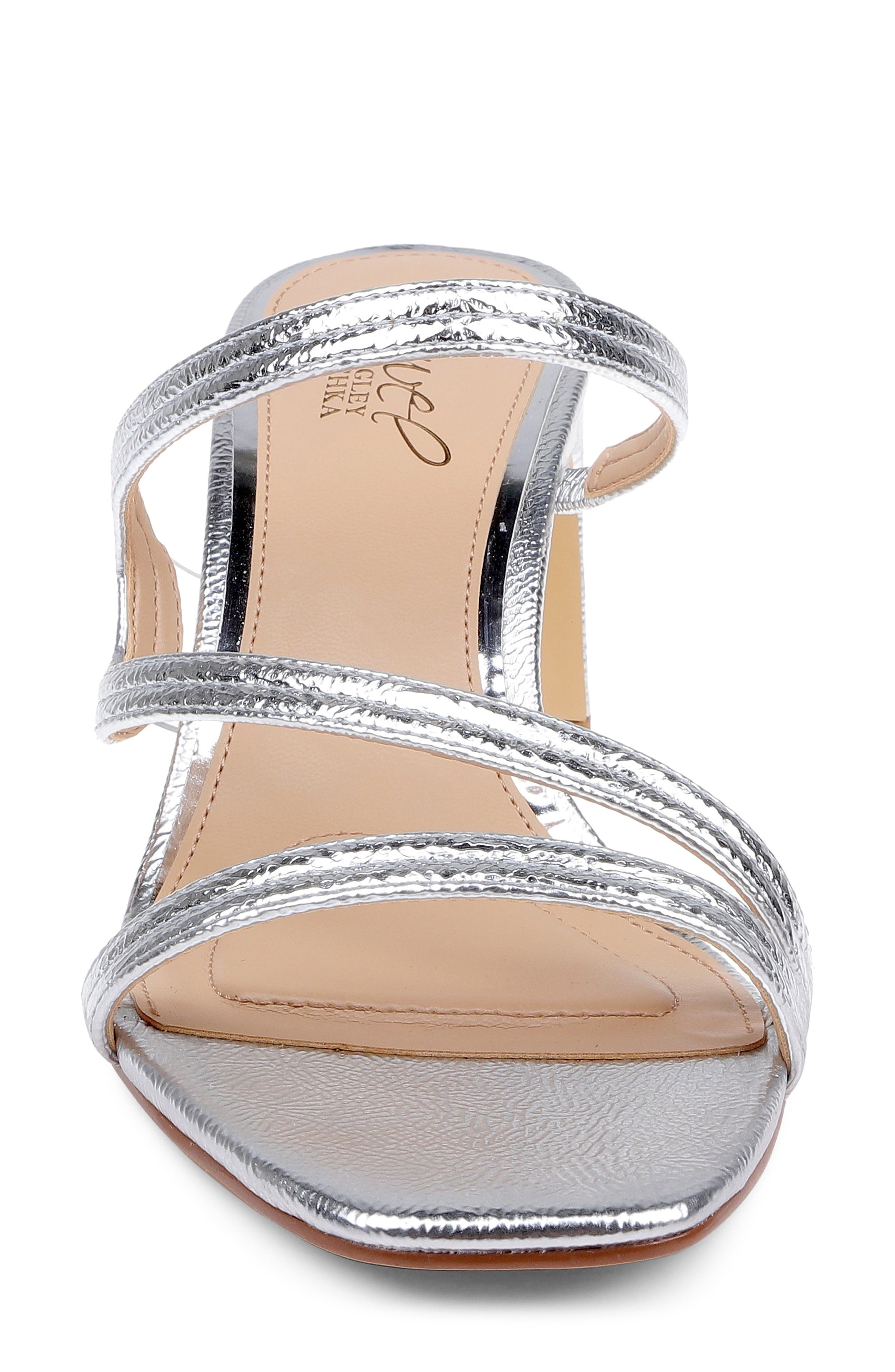 Jewel Badgley Mischka Zazie Block Heel Sandal, Alternate, color, 