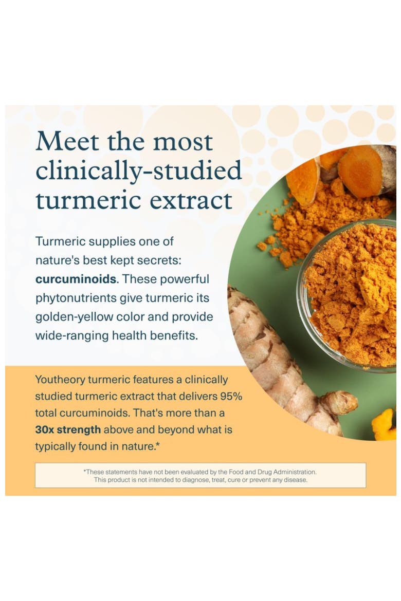 Turmeric Extra Strength Curcumin Supplement 120 Count, Alternate, color, None