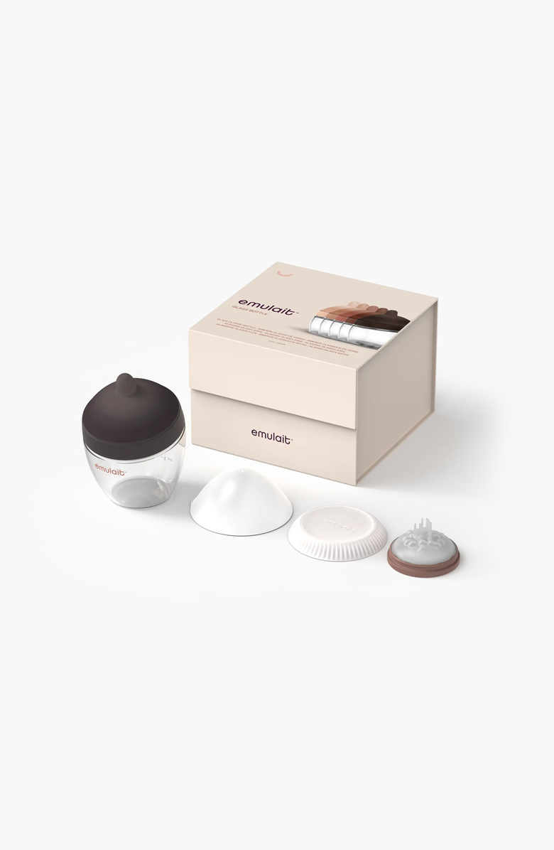 Emulait Classic Glass Feeding Bottle, Alternate, color, Rich