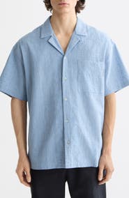 Scotch & Soda Macys Cross-Stitch Camp Shirt