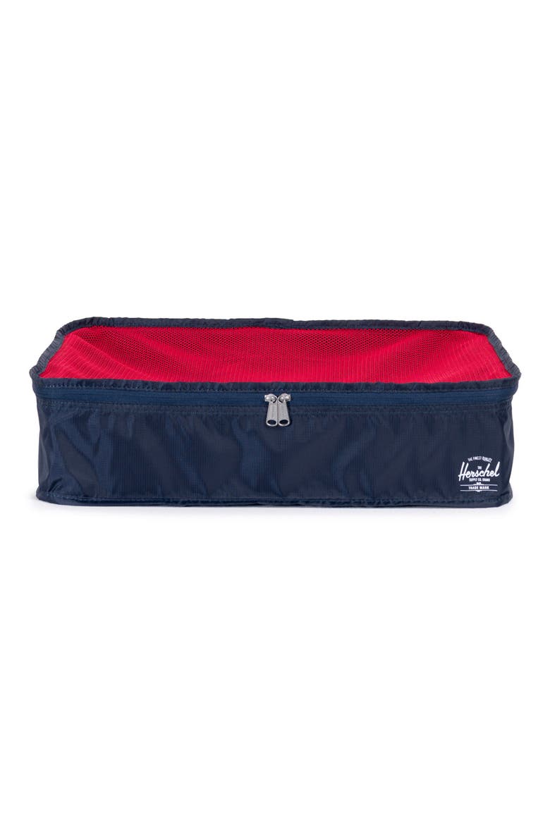 Travel Organizer Set, Alternate, color, NAVY/ RED