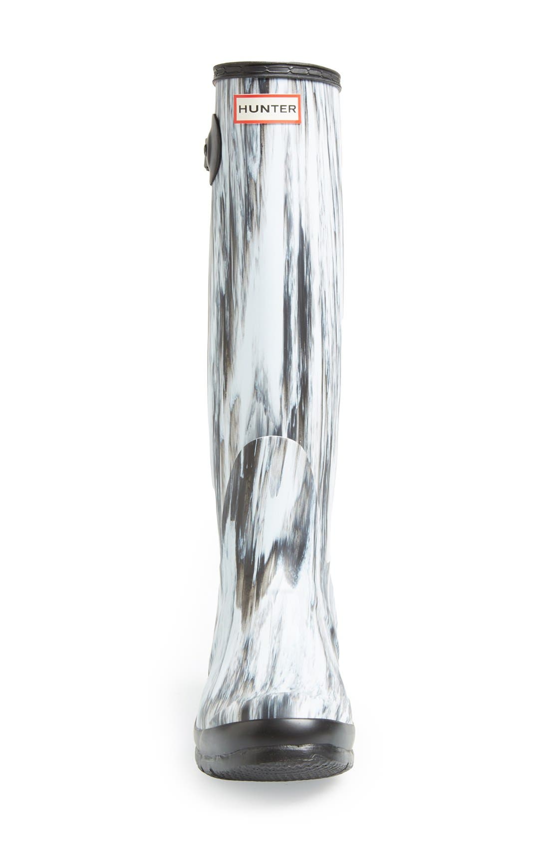 'Original - Nightfall' Rain Boot, Alternate, color, WHITE/ BLACK MATTE