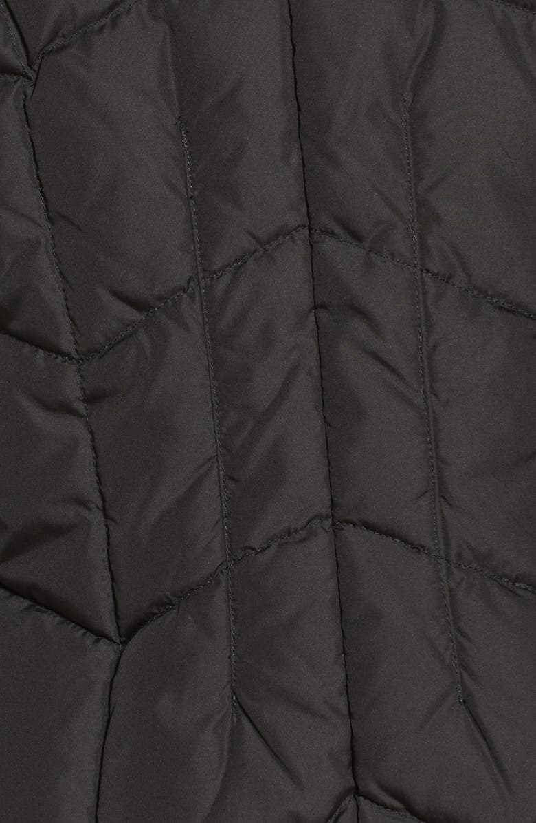 Larry Levine Quilted Coat with Faux Fur Trim, Alternate, color, 