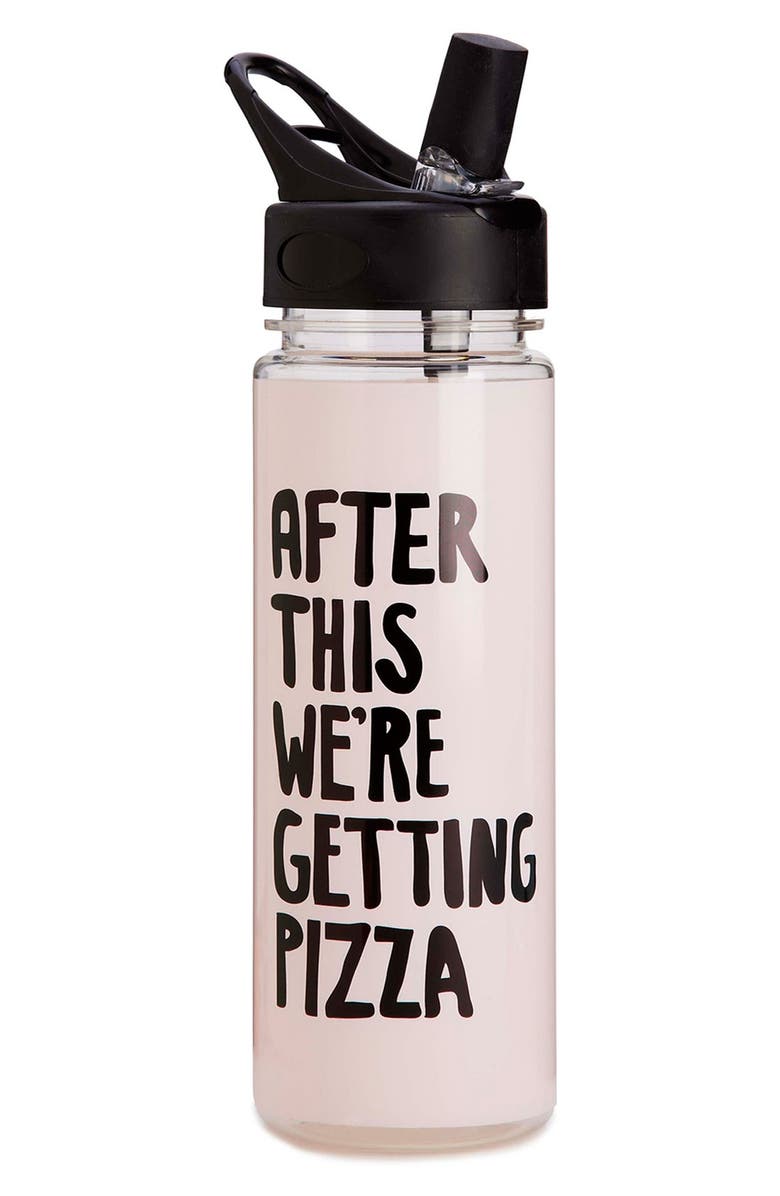 ban.do After This, We're Getting Pizza 20-Ounce Water Bottle, Main, color,
