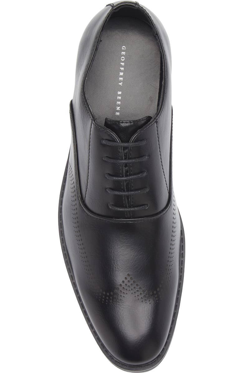 GEOFFREY BEENE Faux Leather Oxford, Alternate, color, Black