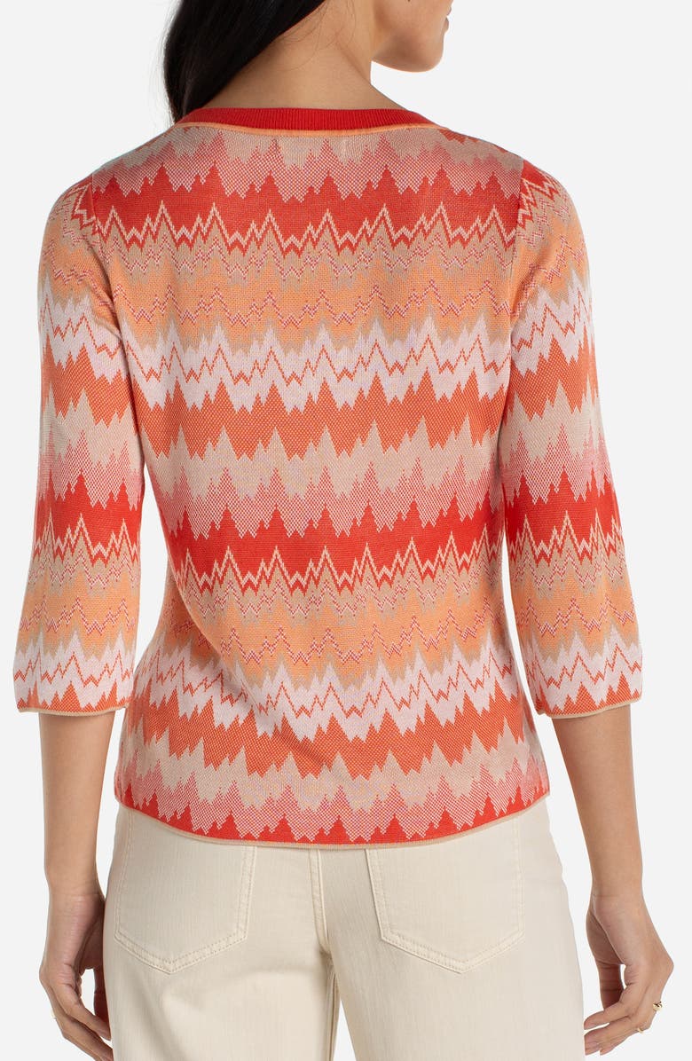 Liverpool Los Angeles Three Quarter Sleeve Sweater, Alternate, color, 