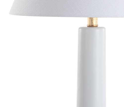 Shop Jonathan Y Copenhagen 29" Ceramic/metal Led Table Lamp In White
