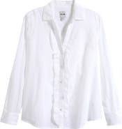 NIC+ZOE Ruffle Cotton Shirt