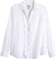 NIC+ZOE Ruffle Cotton Shirt