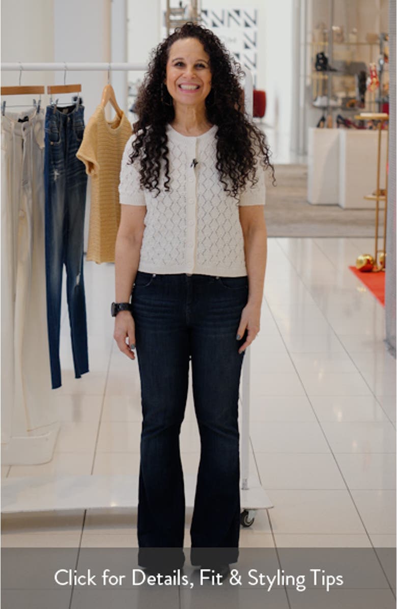 Sita Open Stitch Short Sleeve Cardigan, sales video thumbnail