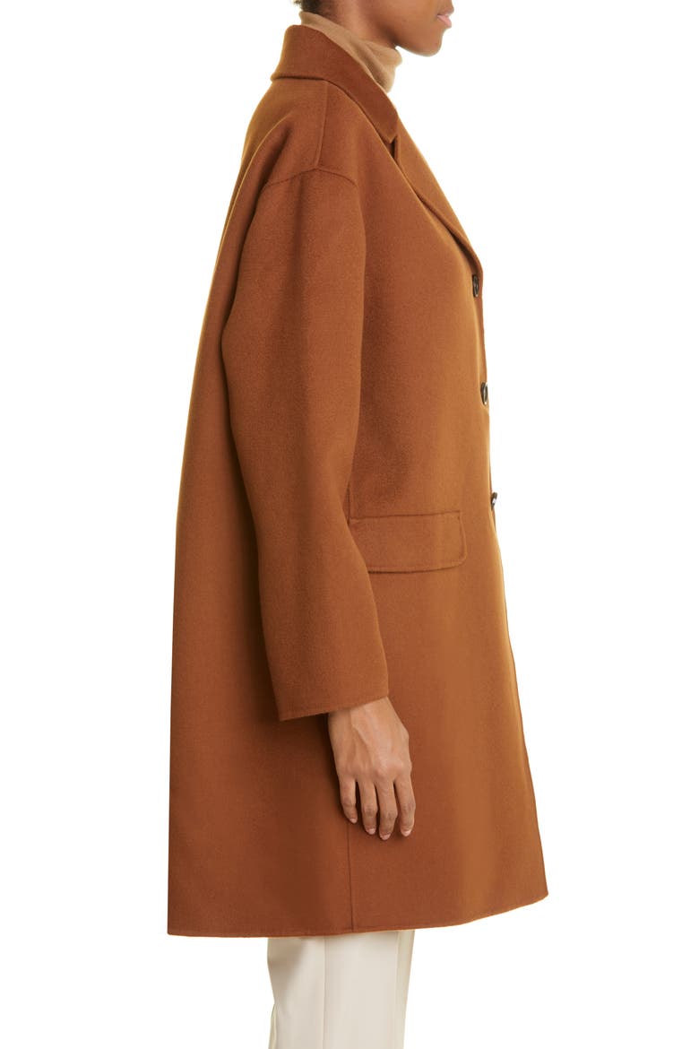 Priamo Virgin Wool Coat, Alternate, color, BROWN