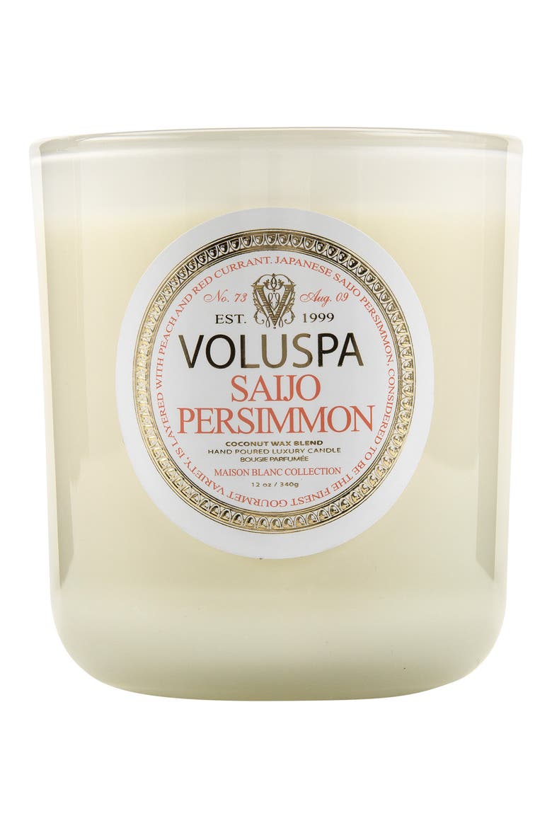 Maison Blanc Saijo Persimmon Classic Maison Candle, Main, color, NO COLOR