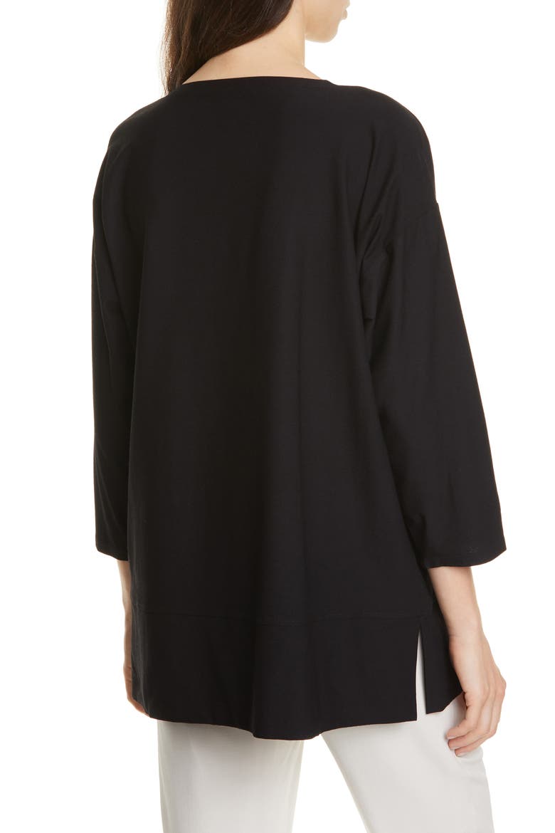 Bracelet Sleeve Tunic, Alternate, color, BLACK