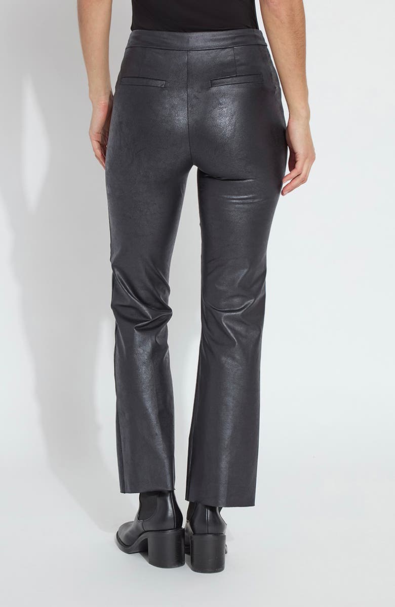 Lysse Elysse High Waist Stretch Faux Leather Pants, Alternate, color, Black