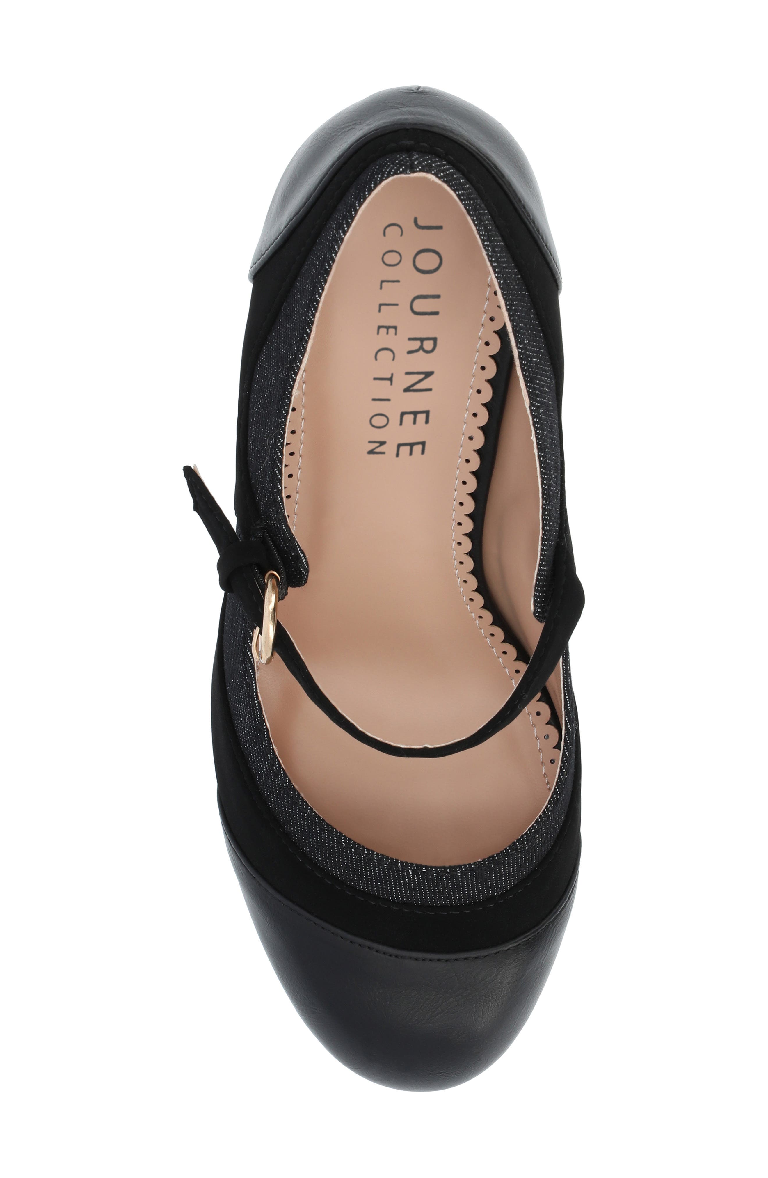 Journee Collection Siri Mary Jane Pump - Wide Width, Alternate, color, 