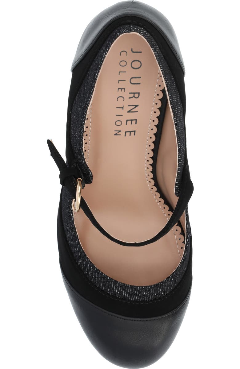 Journee Collection Siri Mary Jane Pump - Wide Width, Alternate, color,