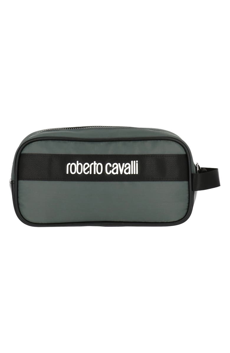 Roberto Cavalli Nylon Logo Dopp Kit, Main, color,