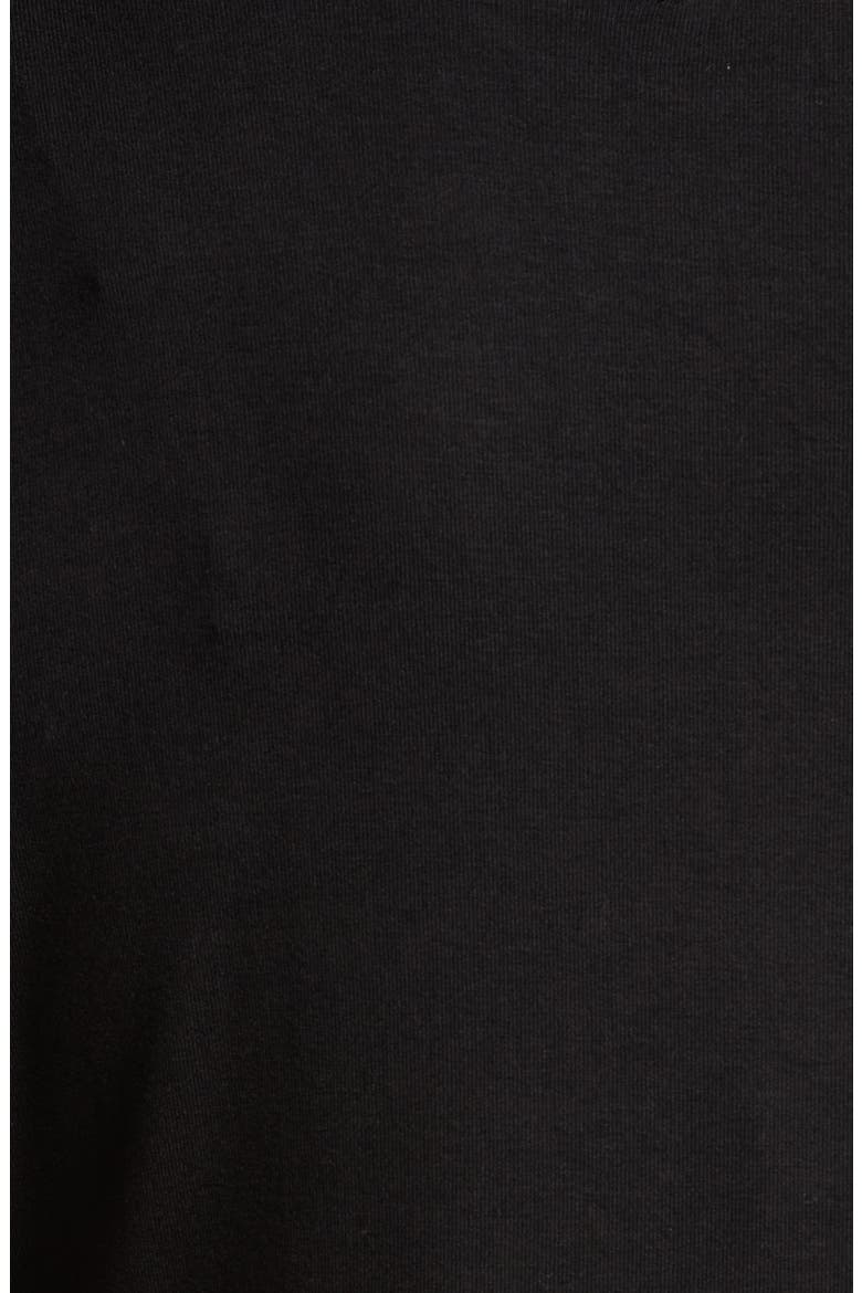 Mock Neck Short Sleeve Top, Alternate, color, BLACK