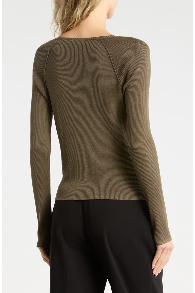 Darlene Silk & Cashmere Cardigan, Alternate, color, FADED OLIVE