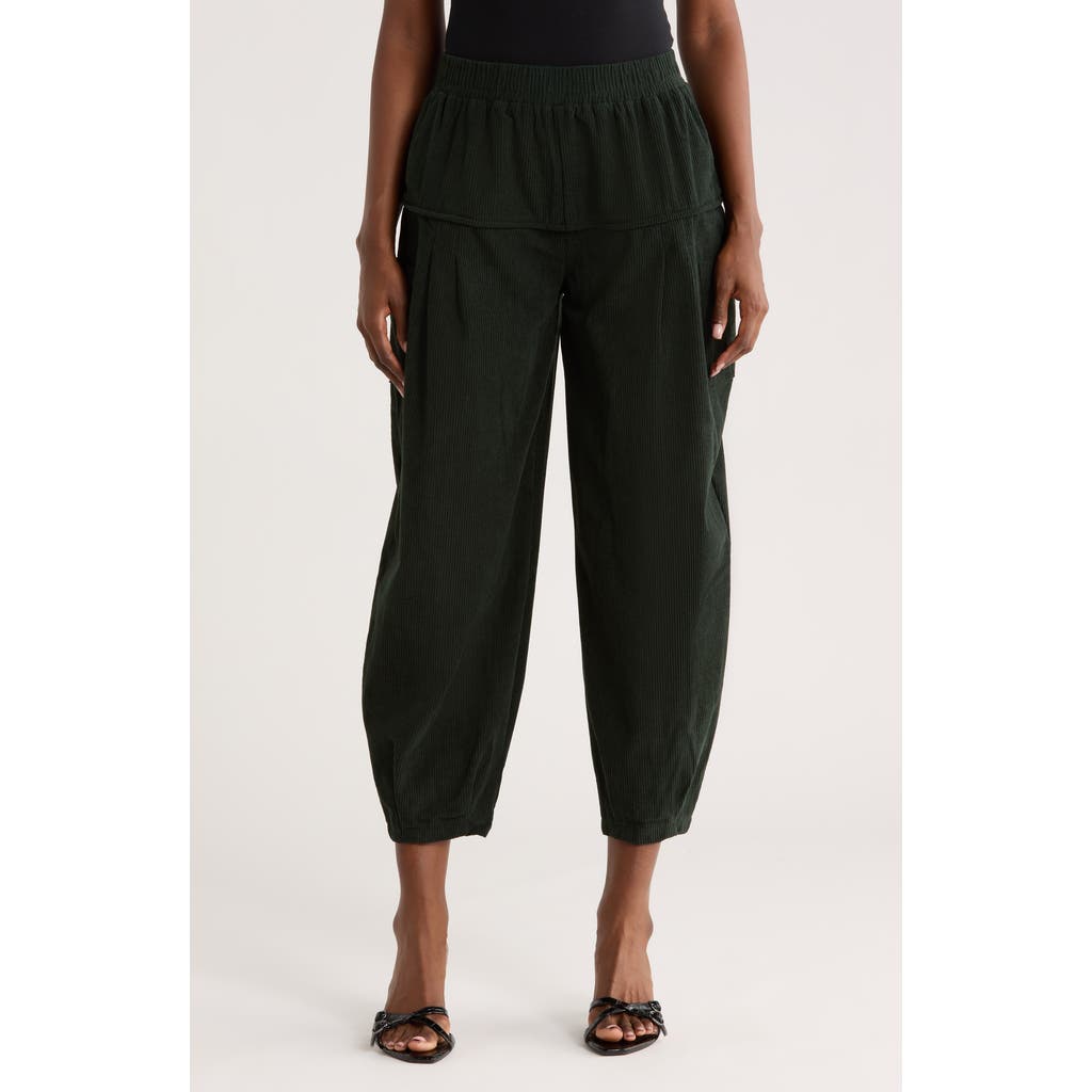 Patrizia Luca Corduroy Cargo Pants In Green