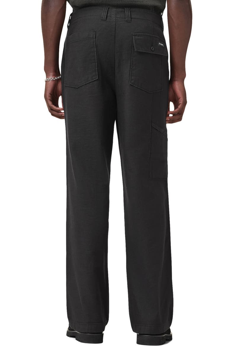 AllSaints Burke Straight Leg Trousers, Alternate, color, 