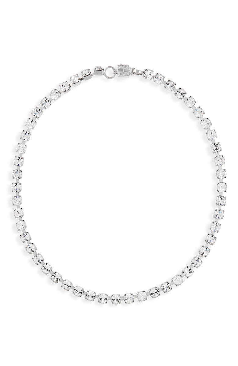 Givenchy 4G Crystal Large Necklace, Main, color, 