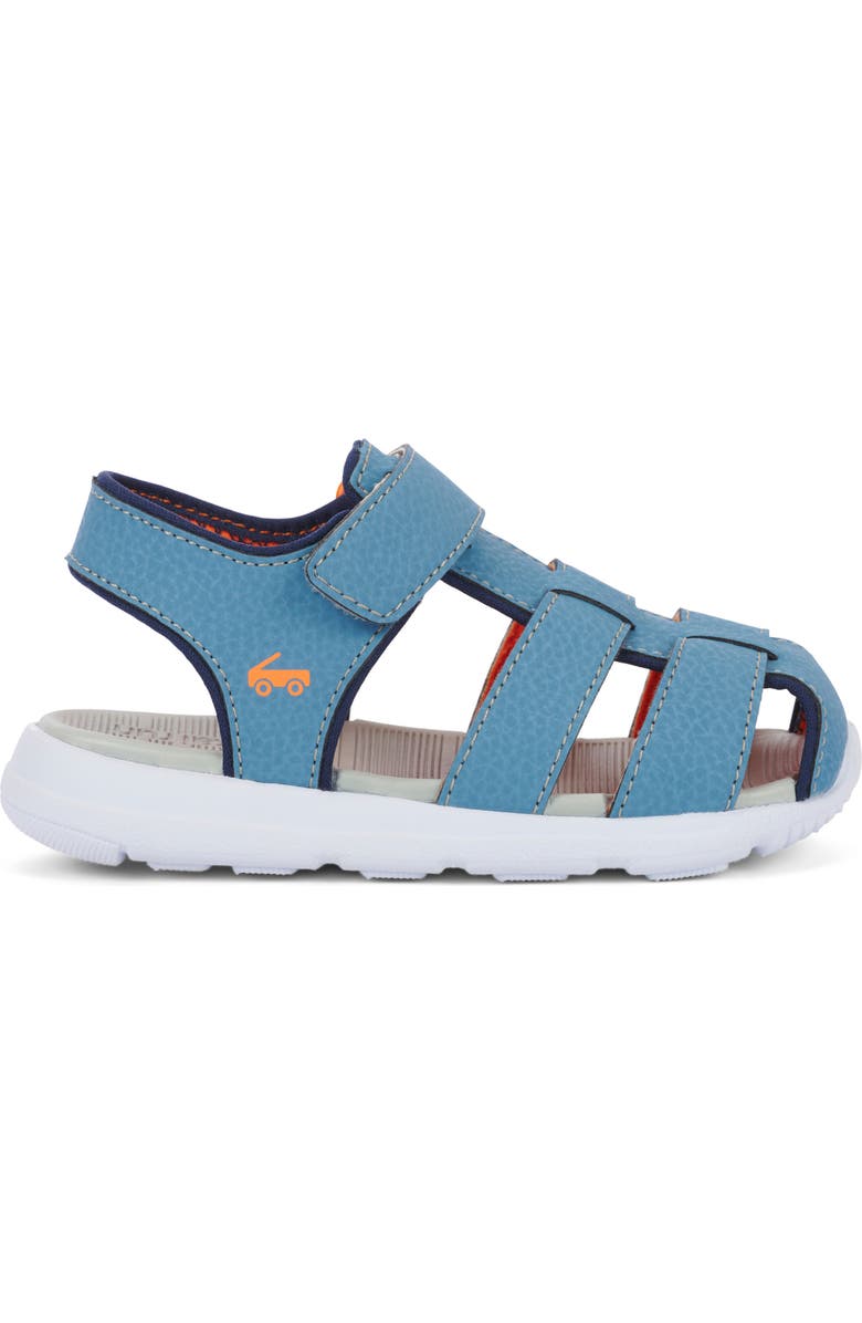 See Kai Run Kids' Cyrus IV Flexirun Fisherman Sandal, Alternate, color, Steel Blue