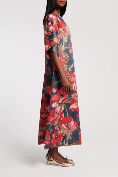 Frances Valentine Spinnaker Maxi Dress In Red