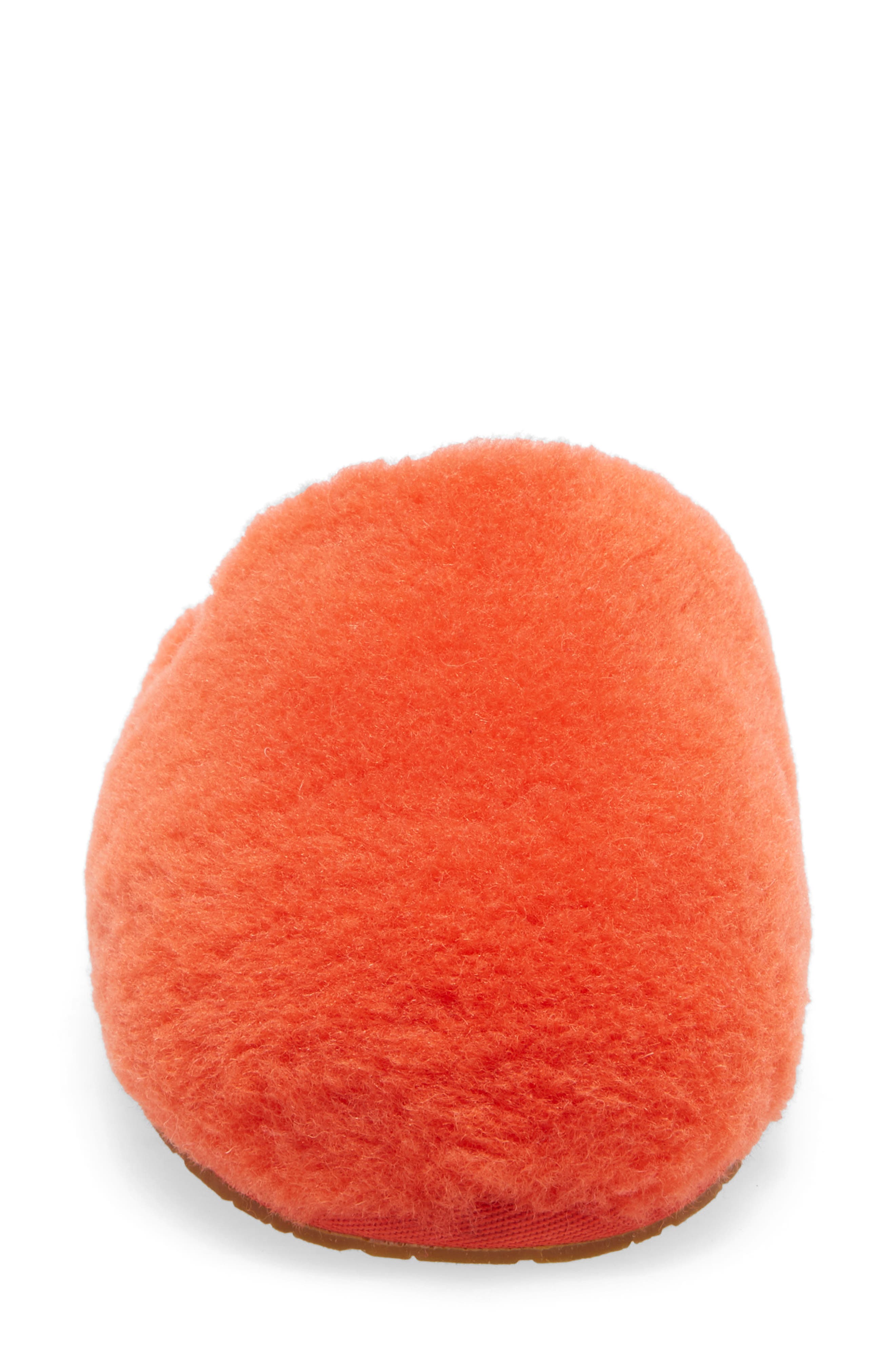 Fluffette Slipper, Alternate, color, LAVA FLOW
