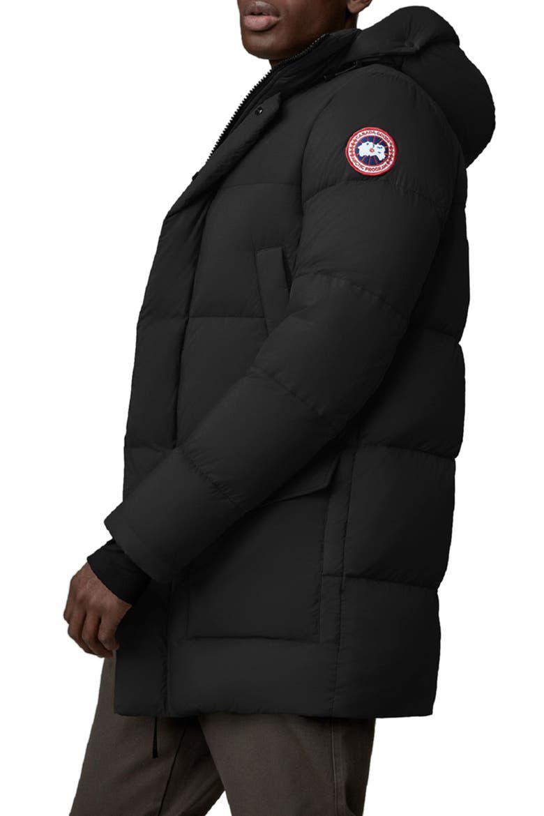 Armstrong 750 Fill Power Down Jacket, Alternate, color, BLACK
