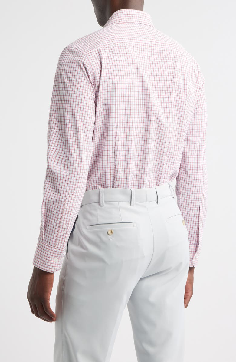 Mizzen+Main Leeward Trim Fit Check Performance Button-Up Shirt, Alternate, color, 
