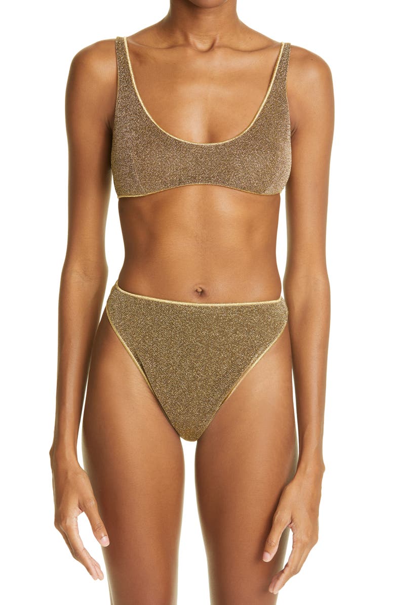 Oséree Lumière Sporty Two-Piece Swimsuit, Main, color, 