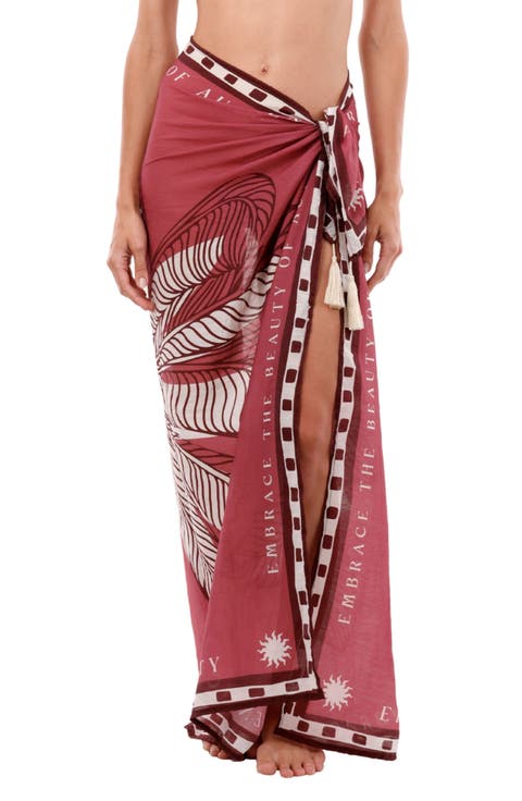 Tropical Wine The Must Cover-Up Pareo