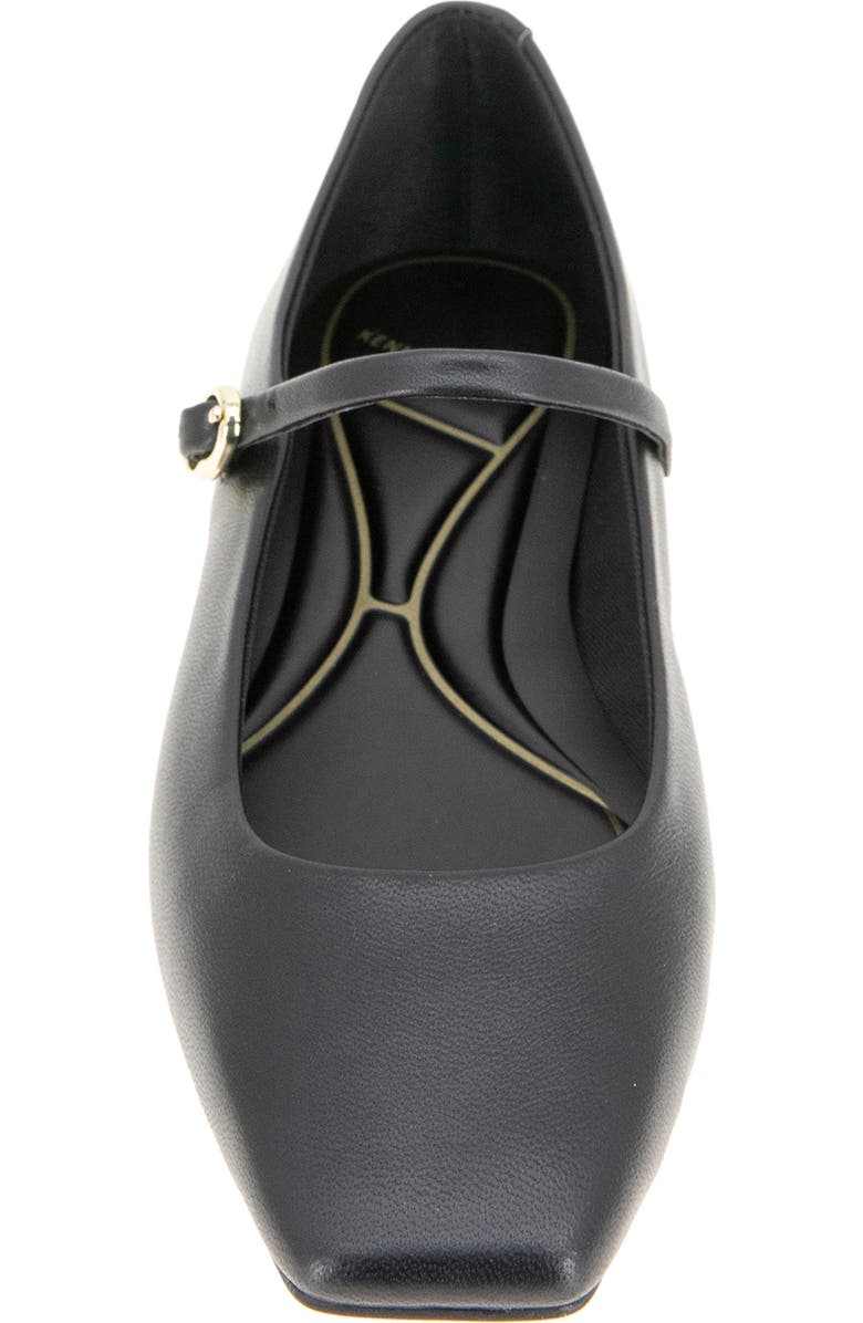 Kenneth Cole Jasper Mary Jane Flat, Alternate, color, Black Leather