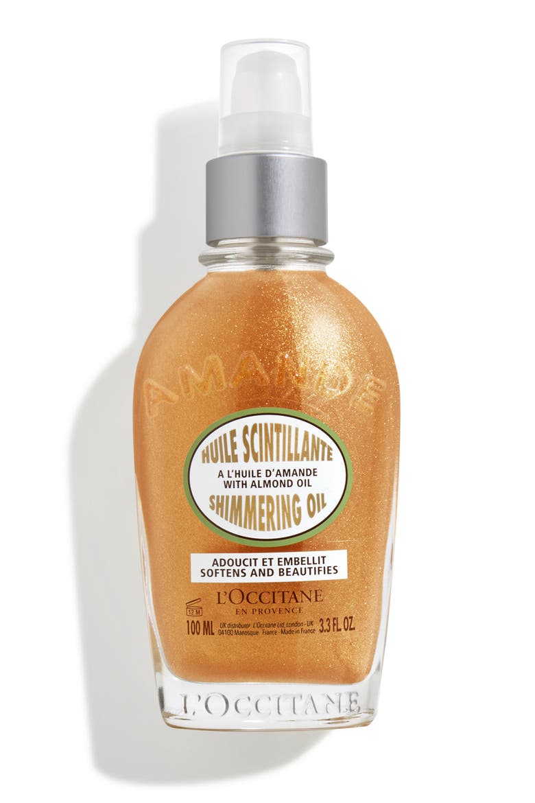 Almond Shimmering Body Oil, Main, color, NO COLOR