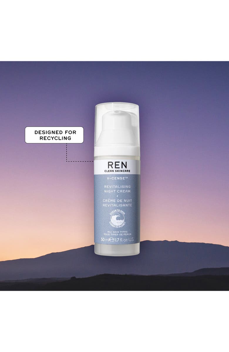 REN Clean Skincare V-Cense<sup>™</sup> Revitalizing Night Cream, Alternate, color,