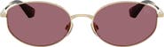 Burberry 55mm Oval Sunglasses