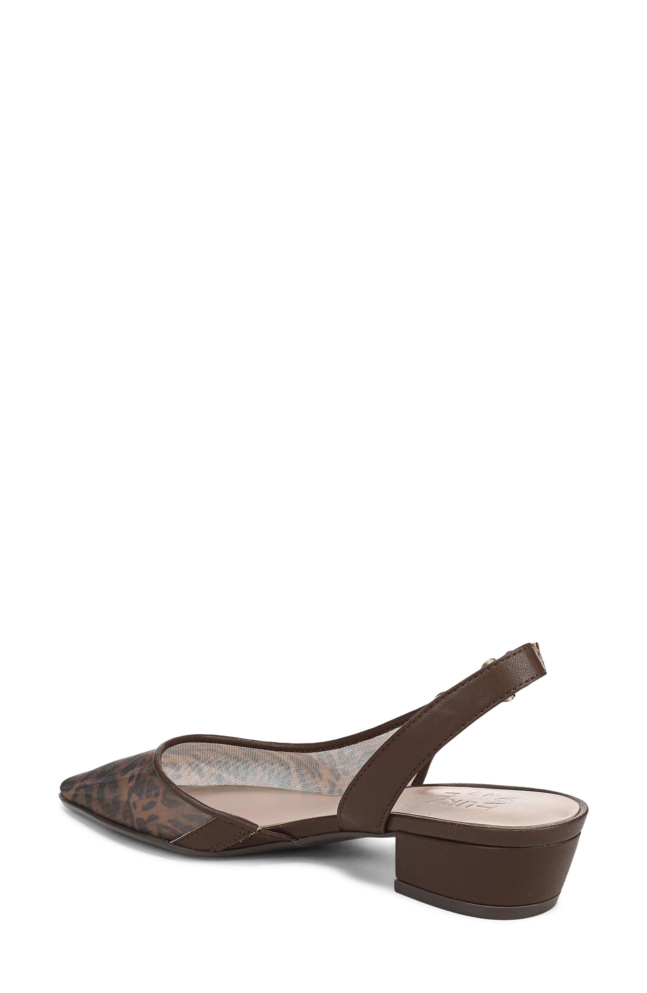 Naturalizer Banks 2 Slingback Pump, Alternate, color, Dark Brown Multi