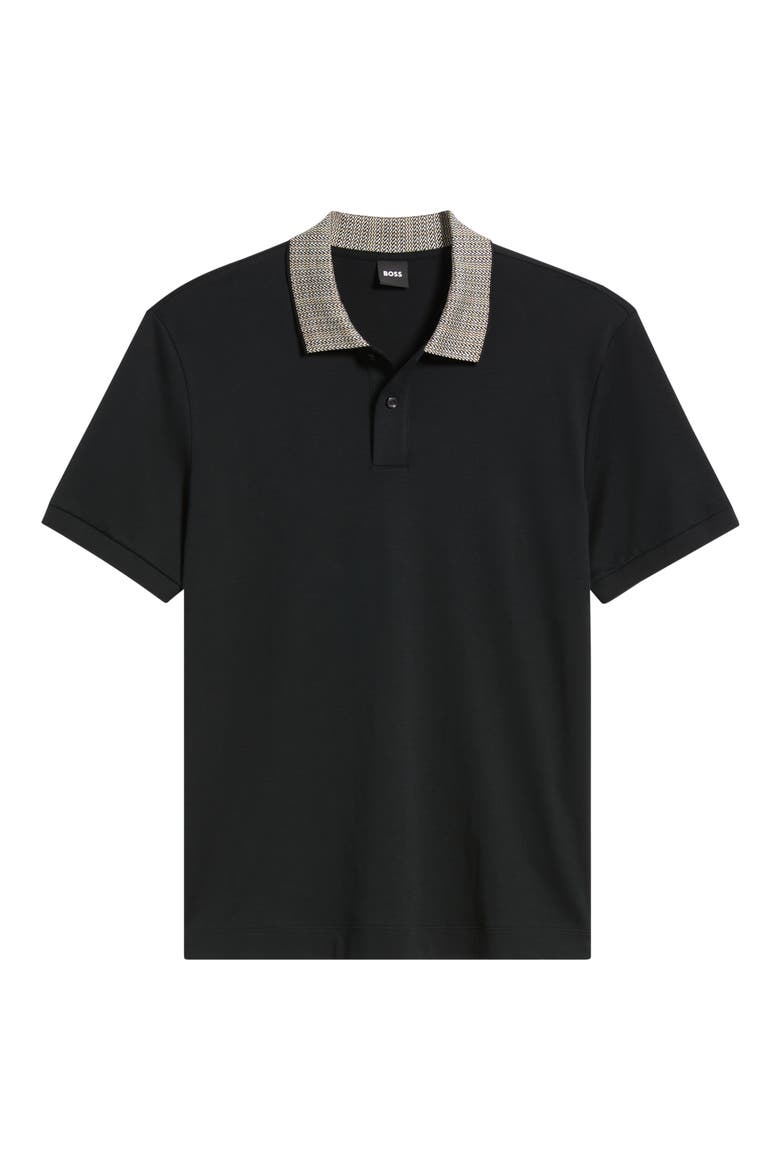 H-Parlay Polo, Alternate, color, BLACK