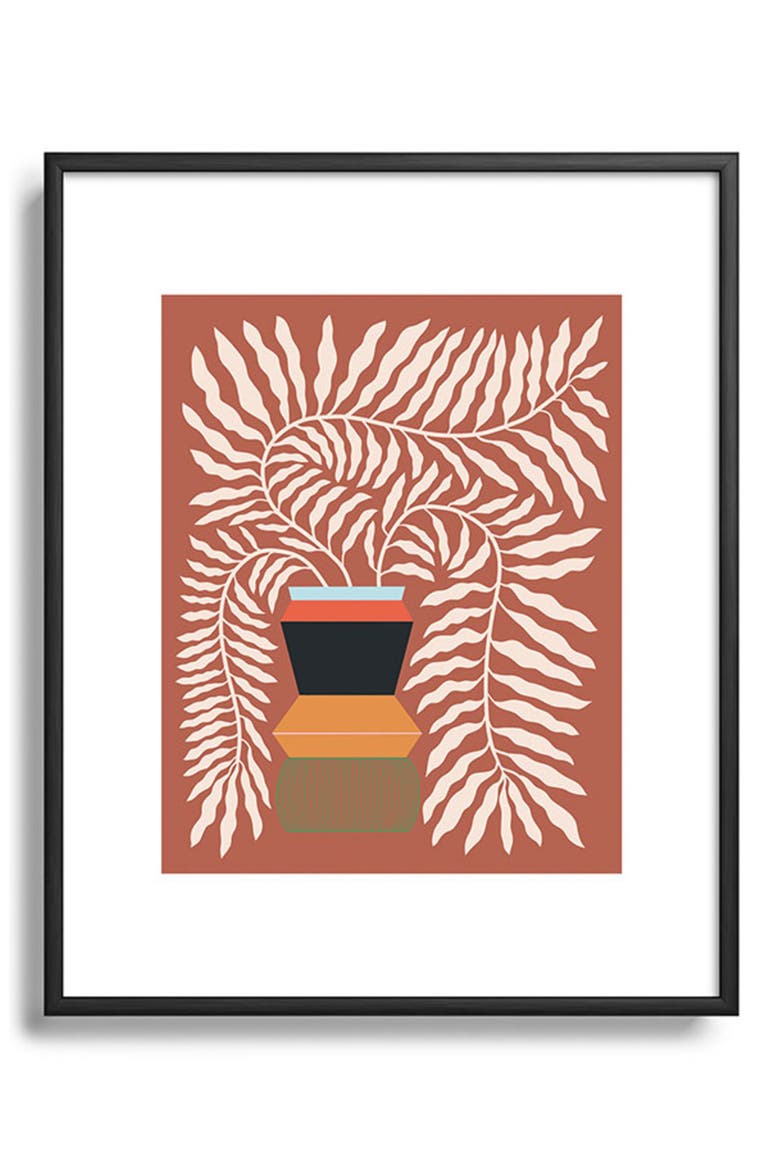 Nude Framed Art Print, Main, color, BLACK TONES