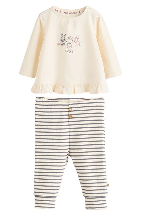 Bunny Shirt & Leggings Set (Baby)